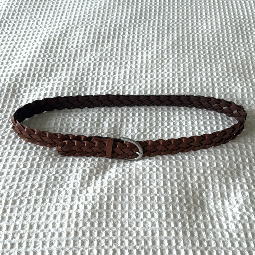 Brown Braided Belt